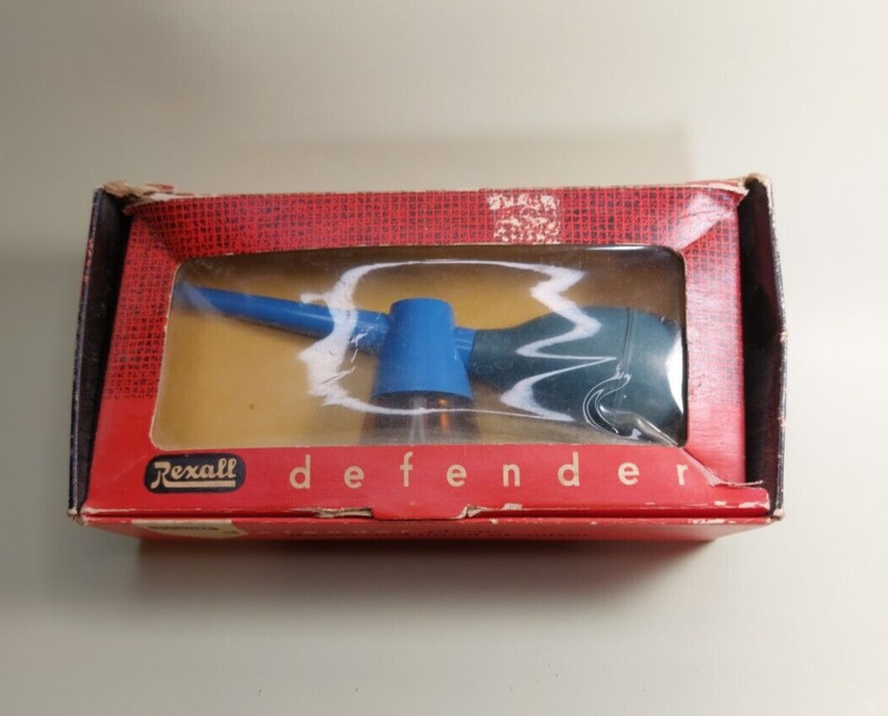 Vintage Rexall Defender Throat and Nasal Atomizer with Glass Tube in Box