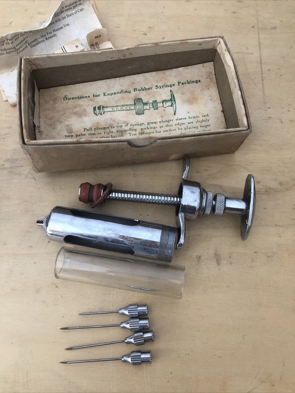 VTG WIMCO Veterinary Syringe 10cc DL-102 W/ Box