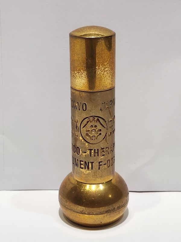 Vintage Fujiiryoki Brass Physio-Therapeutic Instrument - Tokyo Japan - Rare... gallery