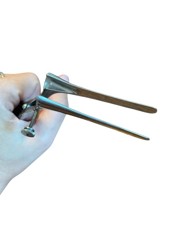 Vintage Stainless Steel Vaginal Rectal Speculum Medical Instrument Gynecology gallery