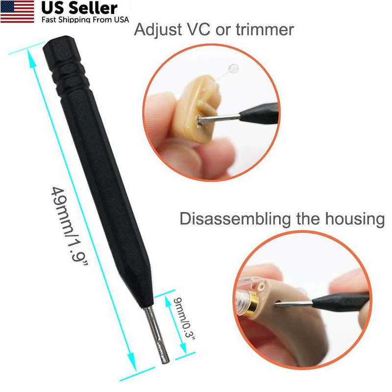 8 Pieces Hearing aid Amplifier Cleaning Tools, Earbuds/Headphones Black gallery