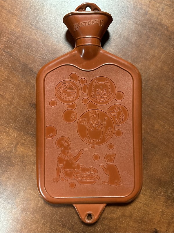 Vintage Rexall Kids Red Kantleek Water Bottle