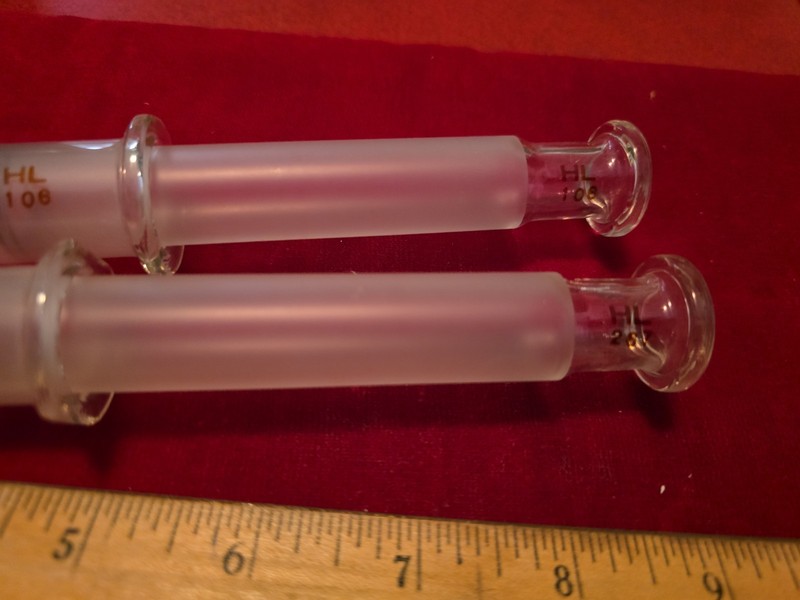 Wood instrument Co. VINTAGE Hypodermic Syringe 20cc GLASS gallery