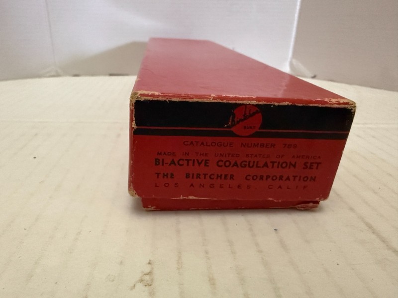 Vintage Birtcher Hyfrecator Electrodes and Bi-Active Coagulation Set With Box gallery
