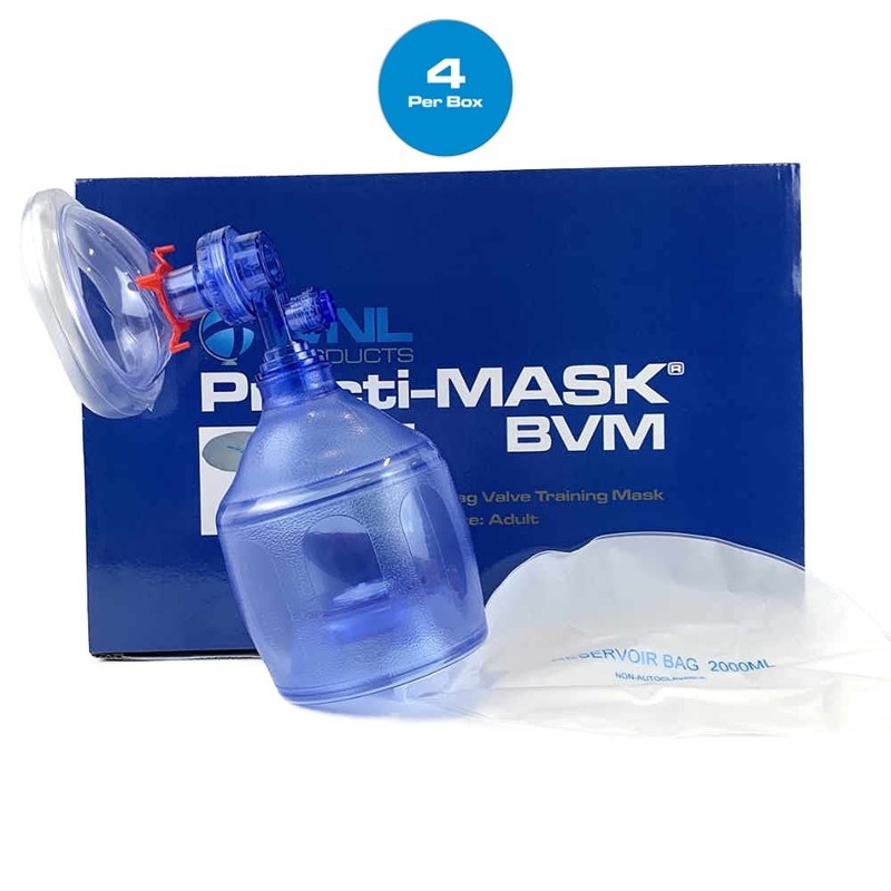 WNL Products 5000BVM Practi-Mask BVM CPR Training Includes 4 Adult/Child gallery