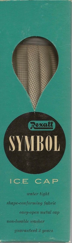 Vintage Rexall Symbol Ice Cap looks unused crisp box collectable NOS