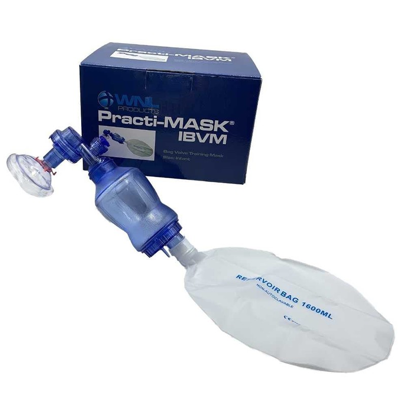 WNL Products 5000BVM Practi-Mask BVM CPR Training Includes 4 Adult/Child gallery