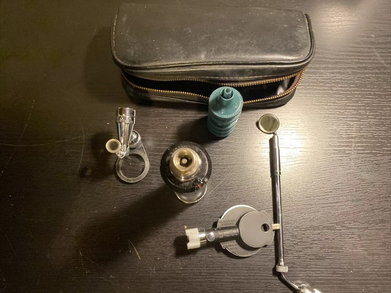 Vintage National medical doctors ear & nose testing tool gallery