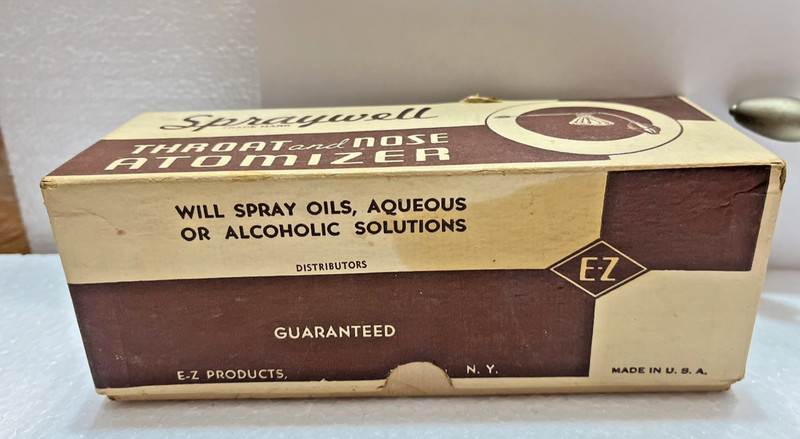 Vintage Spraywell Atomizer Medical Nose and Throat Spray Advertising gallery