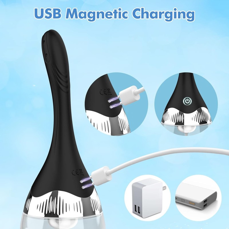 Automatic Electric Enema Bulb with 3 Speeds, Silicone Anal Transparent gallery