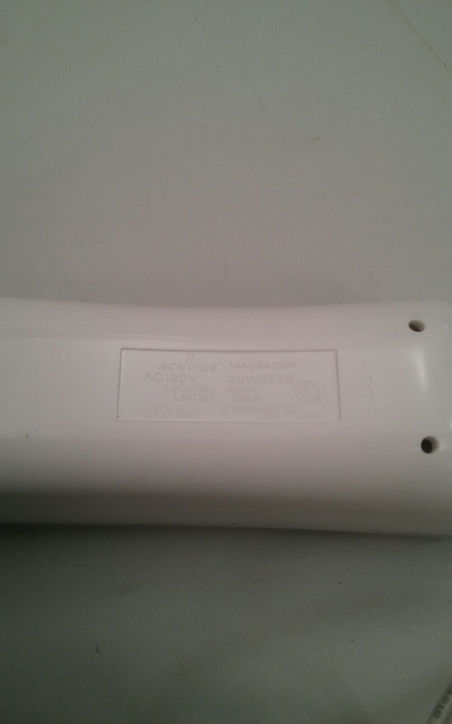 VINTAGE ACUVIBE MASSAGER VIBRATOR MODEL 3001 20 WATTS gallery