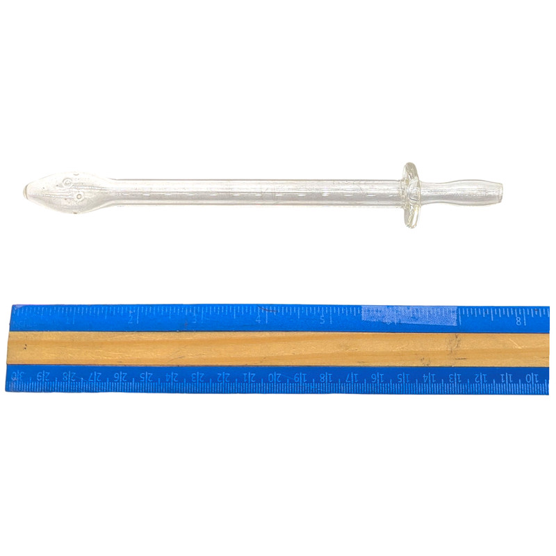 Vtg PYREX Enema or Vaginal Douche Cannula French Lab Glass in Box Oddity gallery