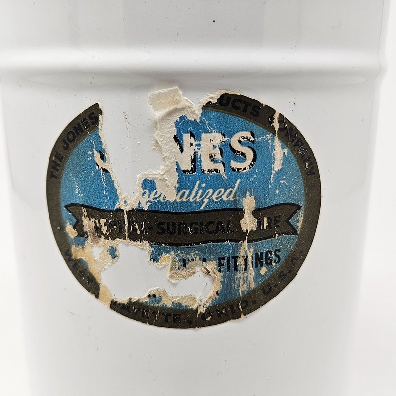 Vtg Jones Medical Products Enamelware Wall-Mount Hospital Irrigator Industrial gallery