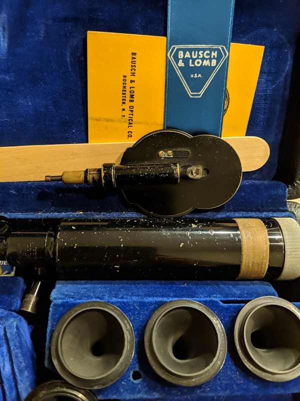 Vintage Bausch & Lomb Otoscope Dr. Eye & Ear Scope Tool with Case Medical gallery