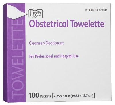 Hygea Obstetrical Towelette, Postpartum Care, Feminine 100 Count (Pack of 1) gallery