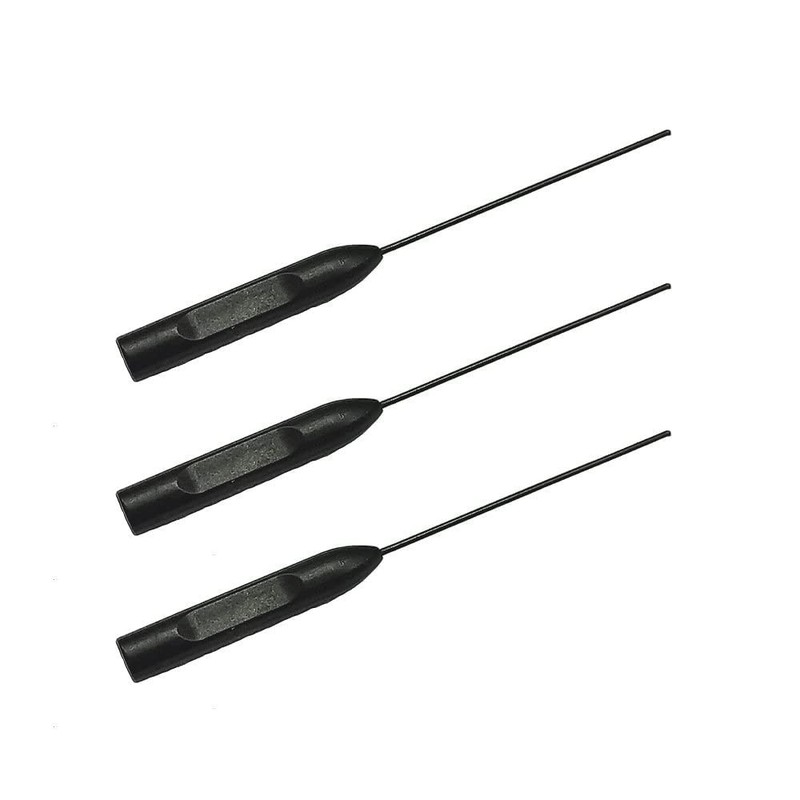 Hearing Aid Vent Cleaning Tool Earpiece Earmold 2.17 Inch (Pack of 3), Black