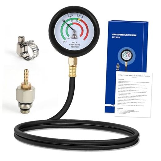 Exhaust Back Pressure Tester Kit，Professional Automotive Exhaust Back Pressure