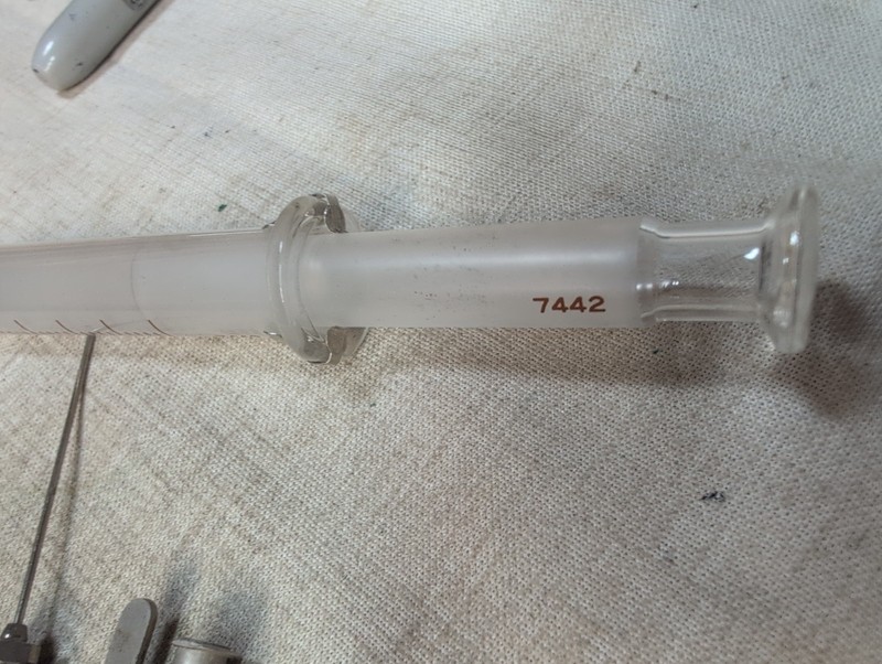 Glass Hypodermic Needle by Becton and Dickerson - B-D & Yale 5cc - 2 Attachments gallery