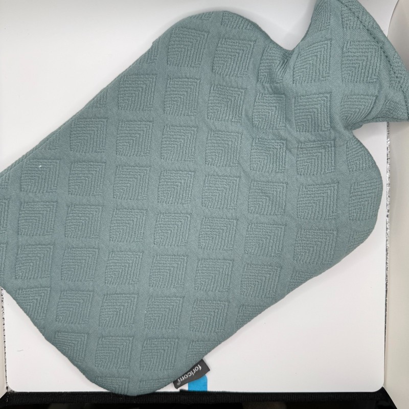 Foricom Hot Water Bottle 2L with Cover Pain Relief Menstrual Cramps Bed Warmer