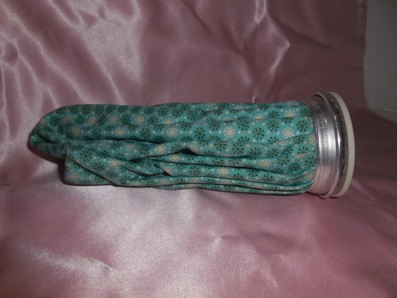 WALGREENS Vintage Ice Cap Rubberized Fabric Ice Pack Wide Opening