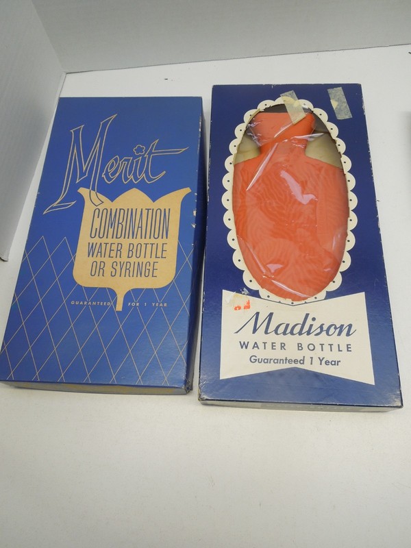 Vintage Merit Combination Water Bottle or Syringe with Madison Water Bottle