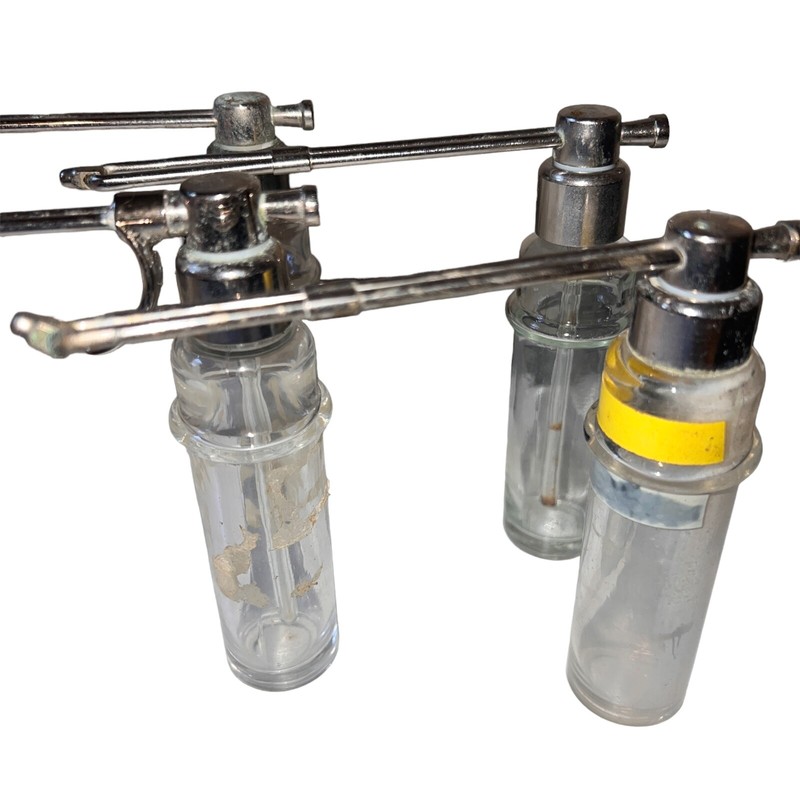 Powder Blower DeVilbiss #175 Lot of 4 - Glass Bottles gallery