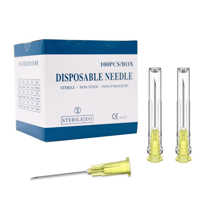 30 Gauge 1 Inch Needle: 100 Pcs Luer Lock Needles – Individually 30Ga-1 inch