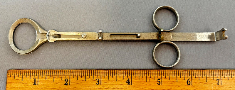 Antique Medical Lot ANGLED TONSIL SNARE LARYNGOLOGY & Tonsil Guillotine gallery