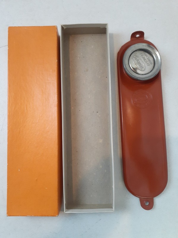 Vintage DAVOL Ice Bag #424 Throat & Spinal Ice Bag 3″x12″ Metal Cap USA 225