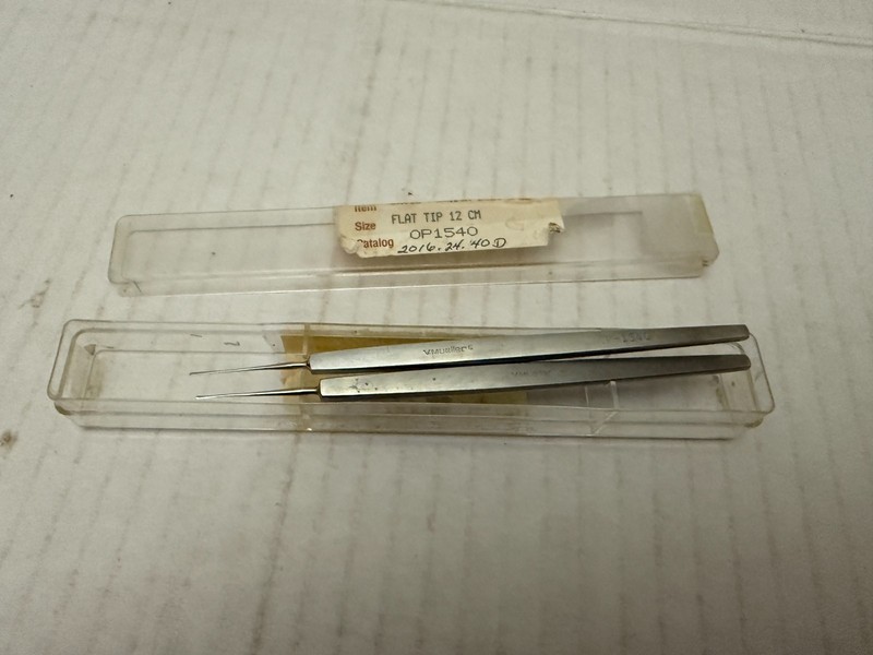Vintage V. Mueller ENT Doctor pair of Ophthalmic Needles or Spuds