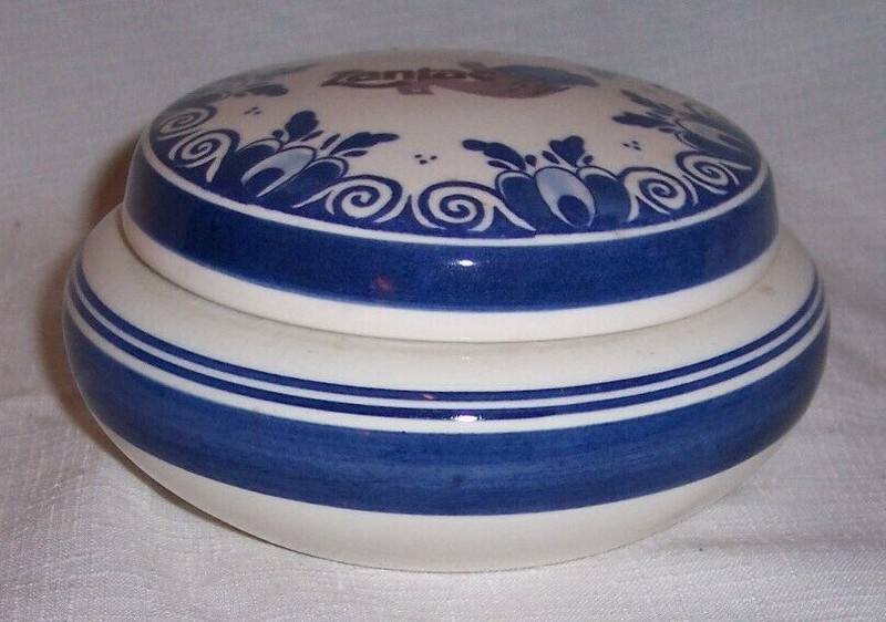 DELFT BLUE GLAXO Pharmaceutical Advertising Pill Zantac Medical TRINKET BOX gallery