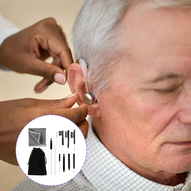 12 Pieces Hearing Aid Cleaning Kit, Tools, Aid. gallery