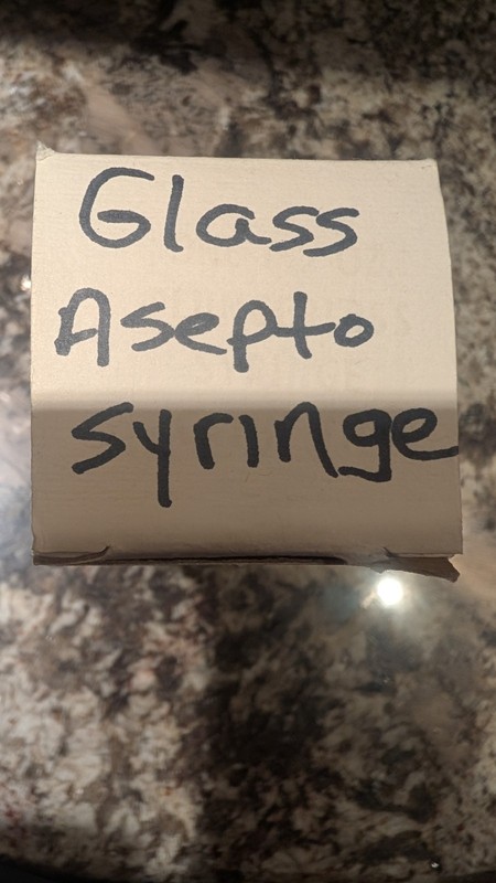 Vintage Glass Syringe ,Bulb Mercer Glass Work 7/55 gallery