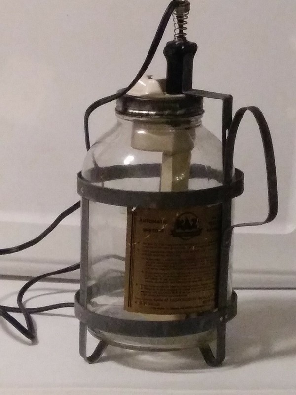 VTG Antique Kaz Electric Vaporizer Clear Glass Humidifier Cord Not Tested