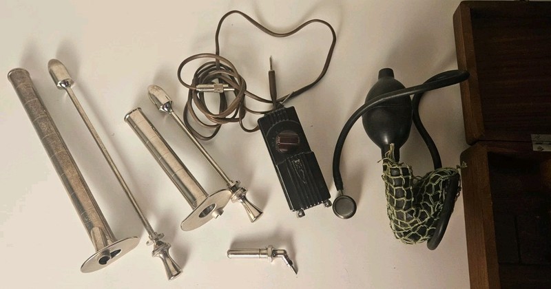 American Cystoscope Makers Inc + Welch Allyn Sigmoidoscope Vintage Medical Set gallery