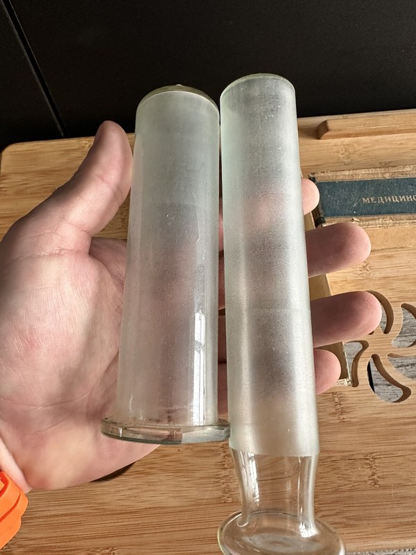 Syringe MEDICAL GLASS Klin glass factory 50 ml USSR gallery