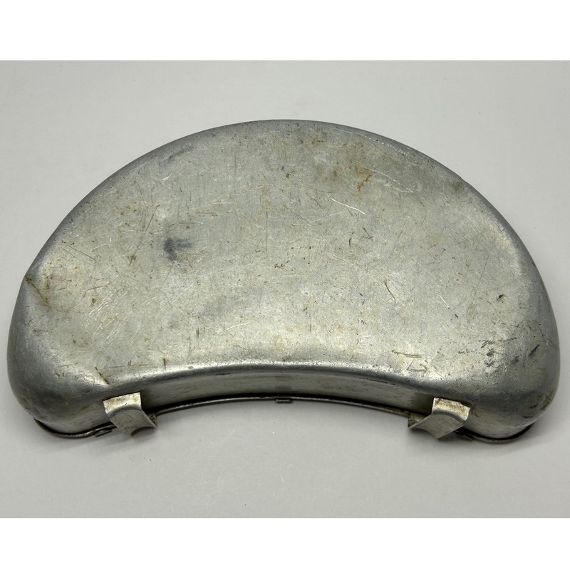 Vintage Metal Hip Bait Box Fishing Tray Container Kidney Shaped gallery