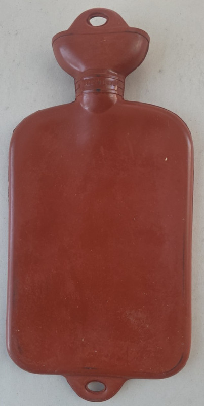 Vintage 1950's BF Goodrich Hot Water Bottle Model #1060 with Box for Baby 9x4.5" gallery