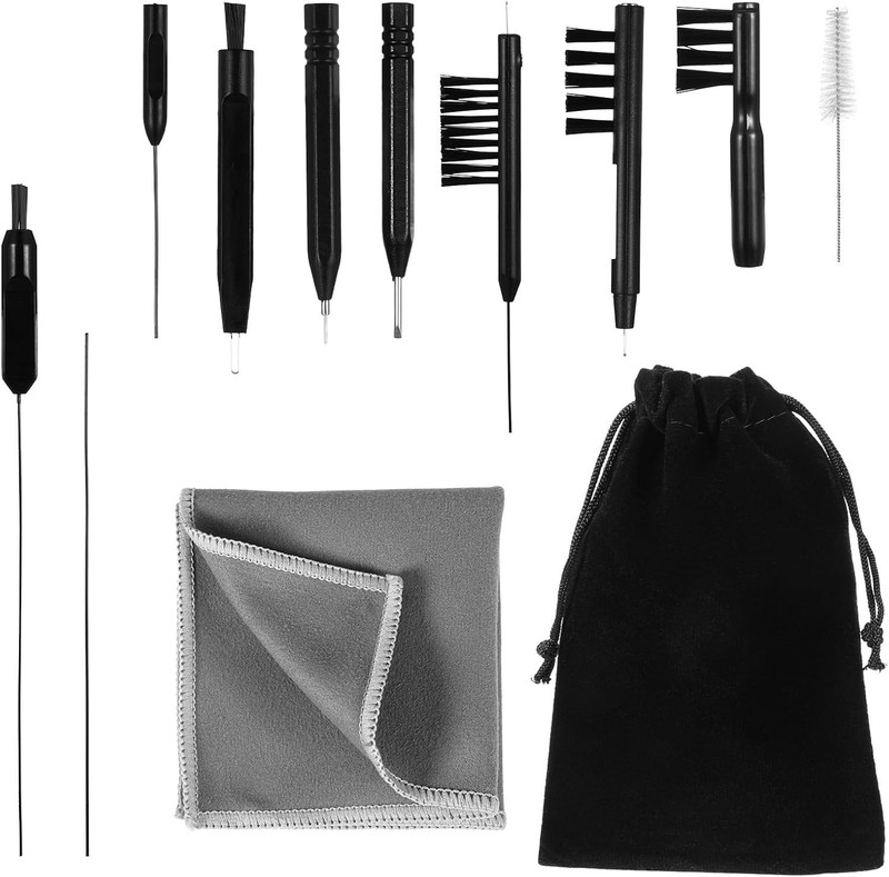 12 Pieces Hearing Aid Cleaning Kit, Tools, Aid.