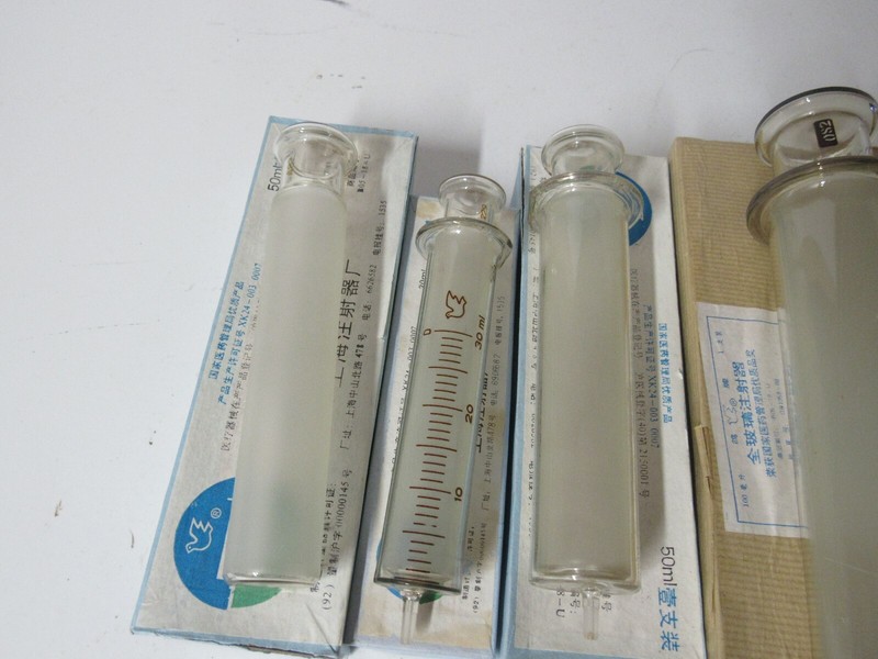 Lot of Vintage Glass Syringes. See Description. FAST FREE SHIPPING. gallery