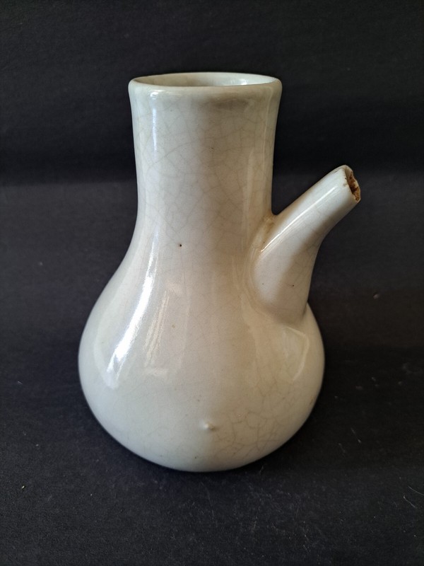 Antique Vintage Porcelain Medical Inhaler 6.5"H