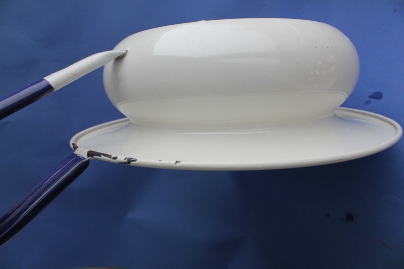 Vintage Kockums Sweden Enamel bedpan potty gallery