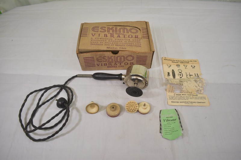 Vintage MCM Eskimo Model 750 Personal Massager Vibrator Quackery