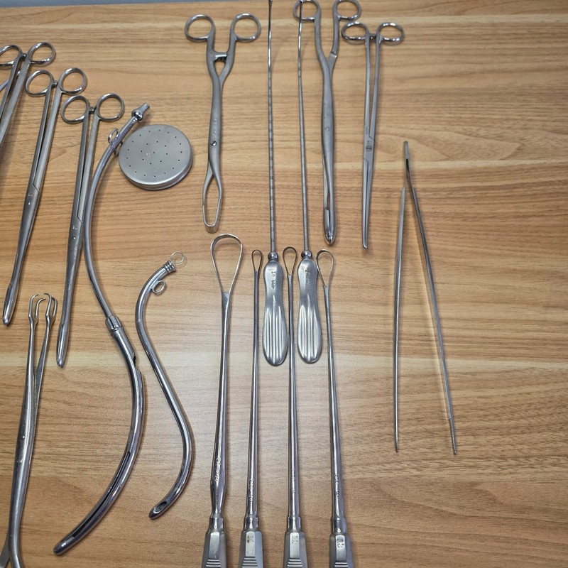 Rare WWII Era Aesculap Sterilcontainer Obstetric Surgical Instrument Set Medical gallery
