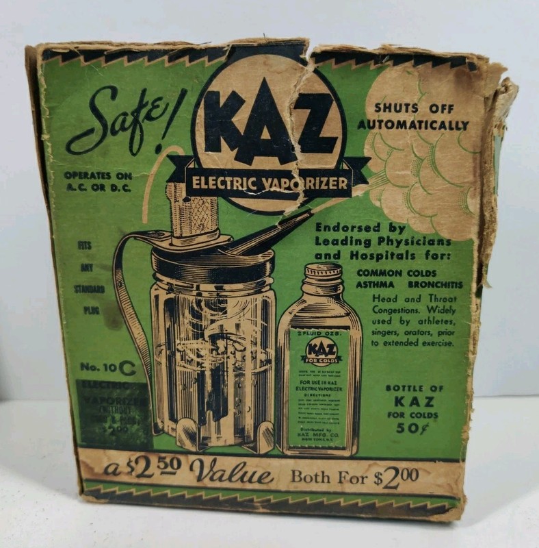 KAZ Number 10 Electric Vaporizer in box gallery
