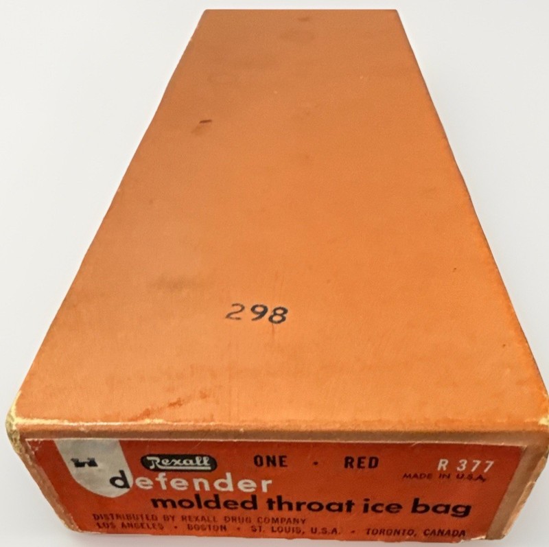 VTG Rexall Defender Throat Ice Bag in Original Box New Old Stock Never Used gallery