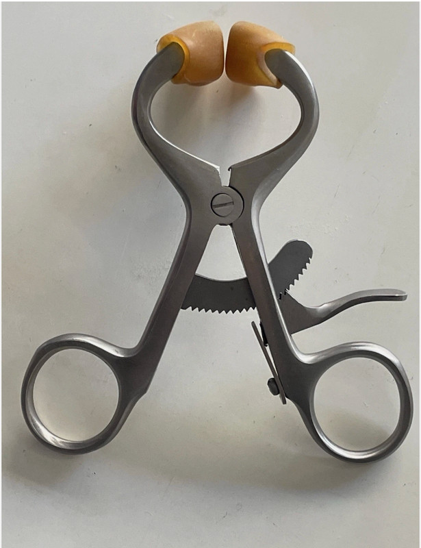 Vintage Medical Mouth Gag Surgical Instrument Stainless Steel Display Piece gallery