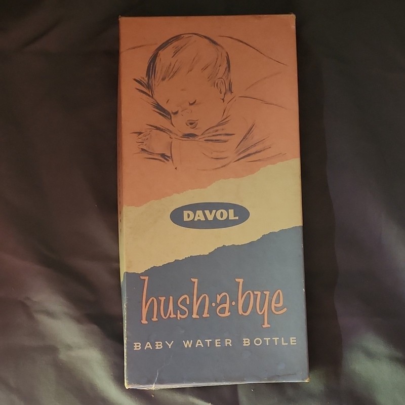 Davol Hush-a-Bye Baby Hush-a-Bye Water Bottle with Original Box