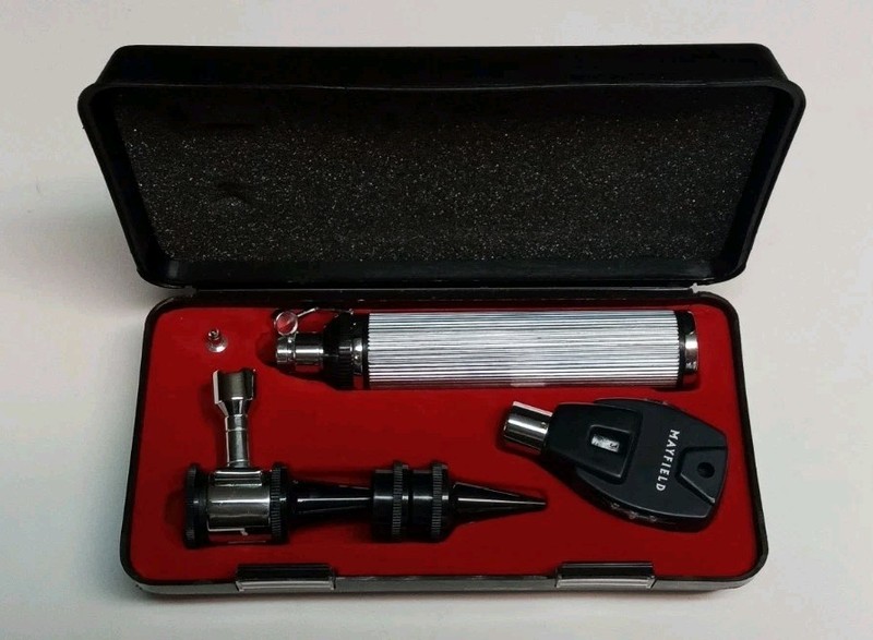 Otoscope/ Opthal Combo 41000N Gowllands Mayfield Opthalmoscope Set vintage