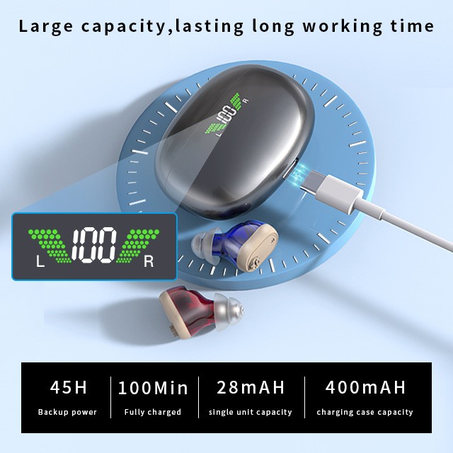 Hearing Aids for Seniors Rechargeable with Noise Cancelling gallery